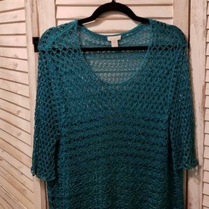 Sweater and Sleeveless Top